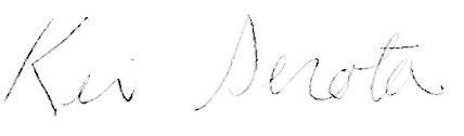 Keri Serota's handwritten Signature.